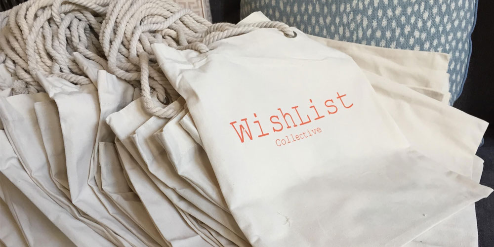 Close up of WishList jupe bag